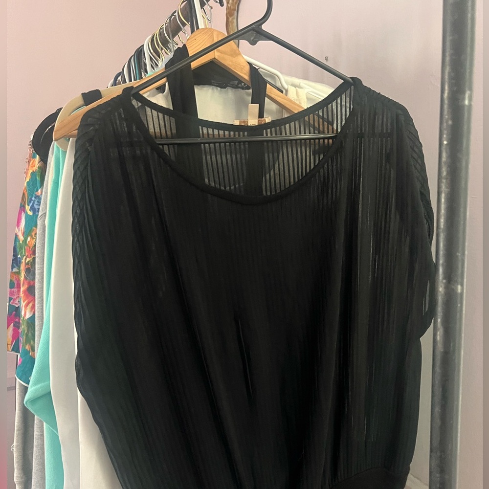 Black bordeaux dress